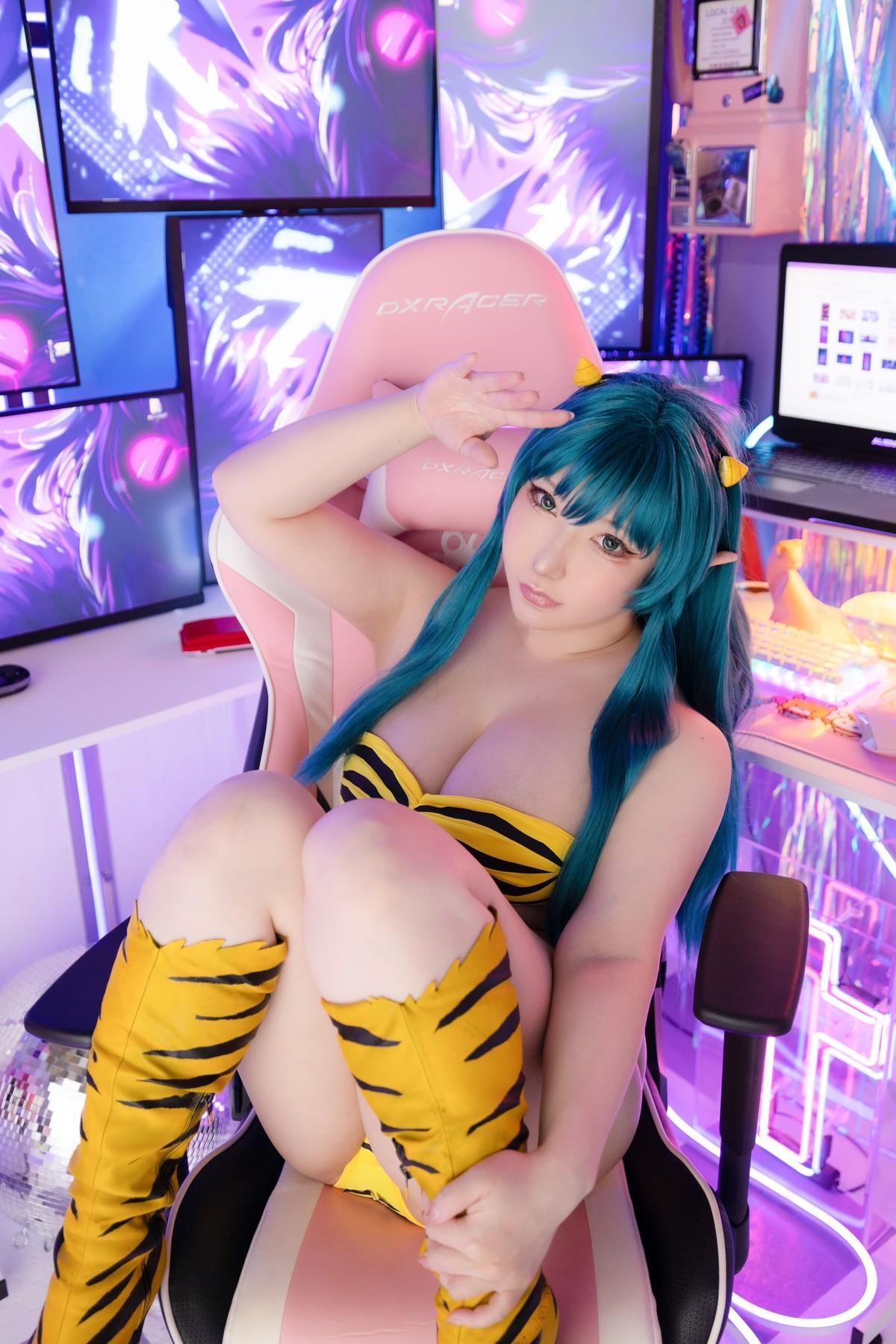 Cosplay SAKUサク Lum ラム うる星やつら Set.02(32)