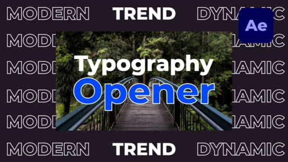 Dynamic Fast Typography Opener - VideoHive 34034375