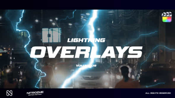 Lightning Overlays Vol 09 For Final Cut Pro X - VideoHive 50631938