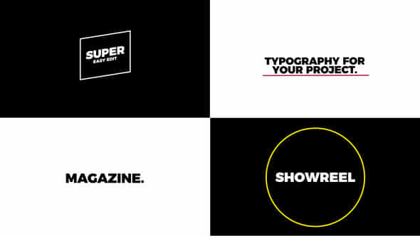 Simple Titles - VideoHive 22000773