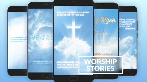 Worship And Prayer Instagram Stories - VideoHive 29367531
