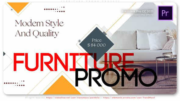 Furniture Promo Project - VideoHive 47519976