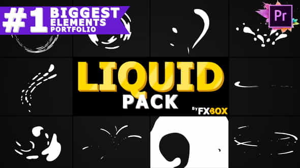 Liquid Shapes Collection | Premiere - VideoHive 25050240