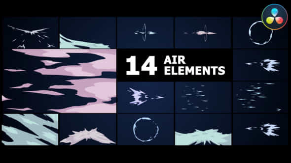 Air Elements Davinci Resolve - VideoHive 51652680