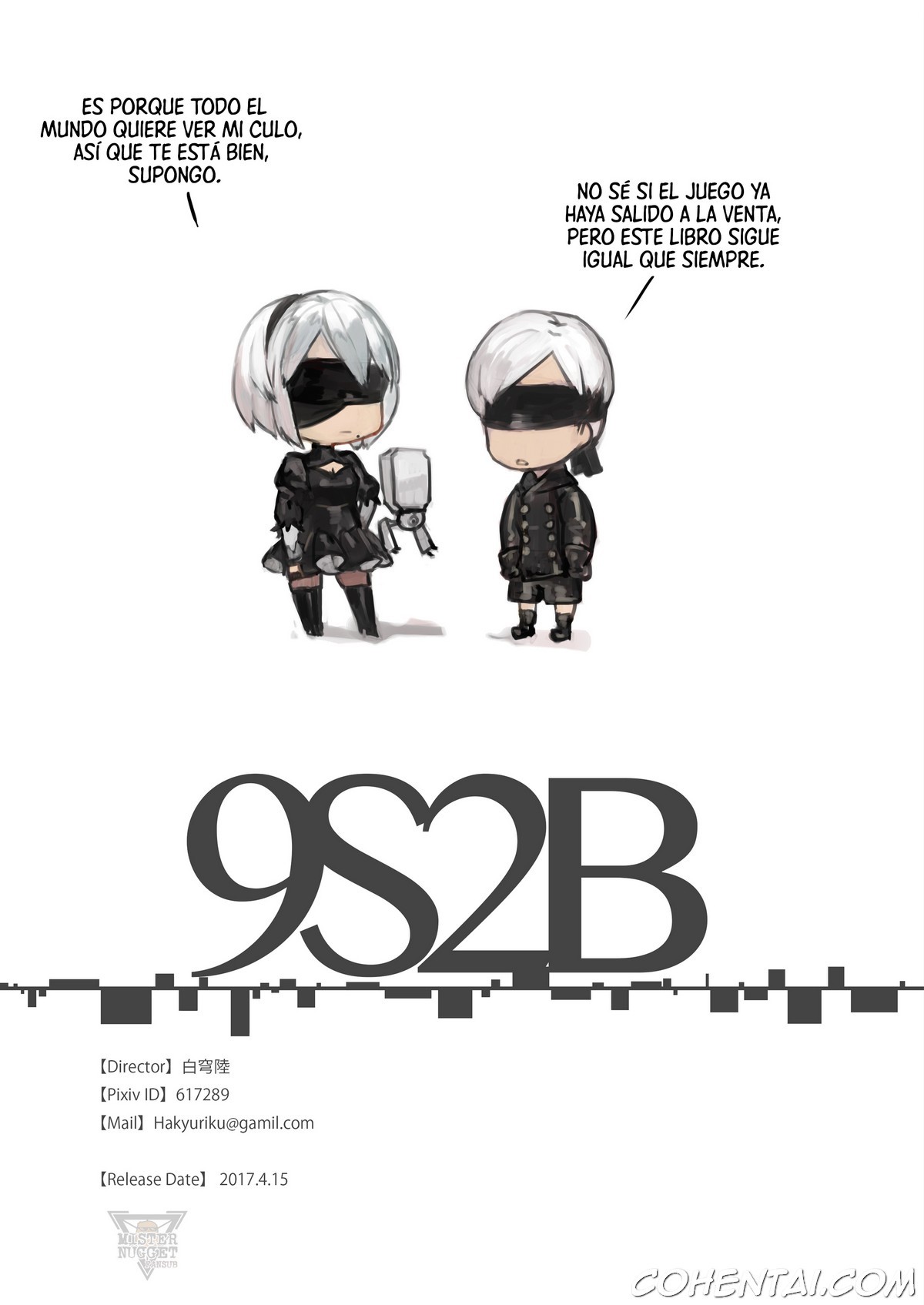 9S2B (NieR:Automata) xxx comics manga porno doujin hentai español sexo 