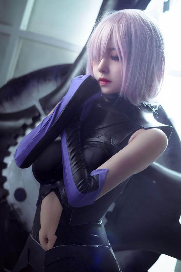 高颜值coser Shika小鹿鹿-玛修(7)