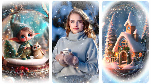 Frozen Ice Screen Vertical Instagram Reels Tiktok Shorts - VideoHive 49845727