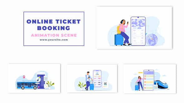 Online Ticket Booking - VideoHive 47273983