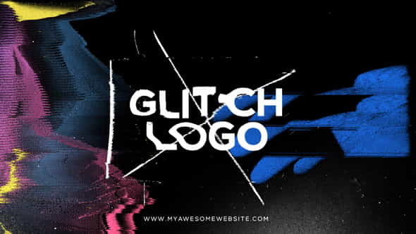 Glitch Distortion Logo Intro - VideoHive 28030565