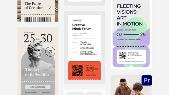 Ticket Event Instagram - VideoHive 45551376