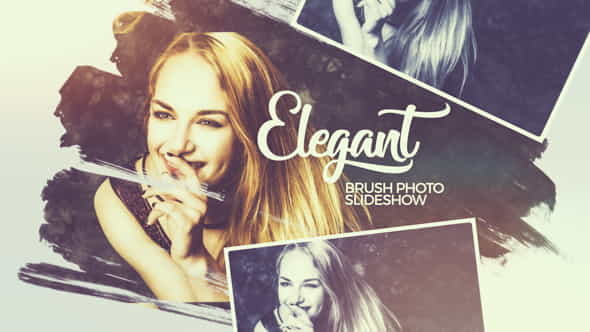 Elegant Brush Photo Slideshow - VideoHive 19409298