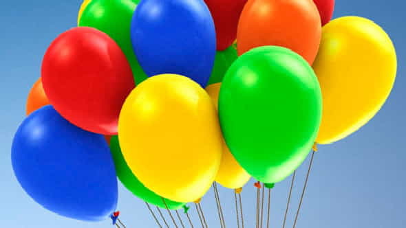Balloons With Customizable Colors - VideoHive 8608290