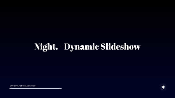 Night. - Dynamic - VideoHive 39180287