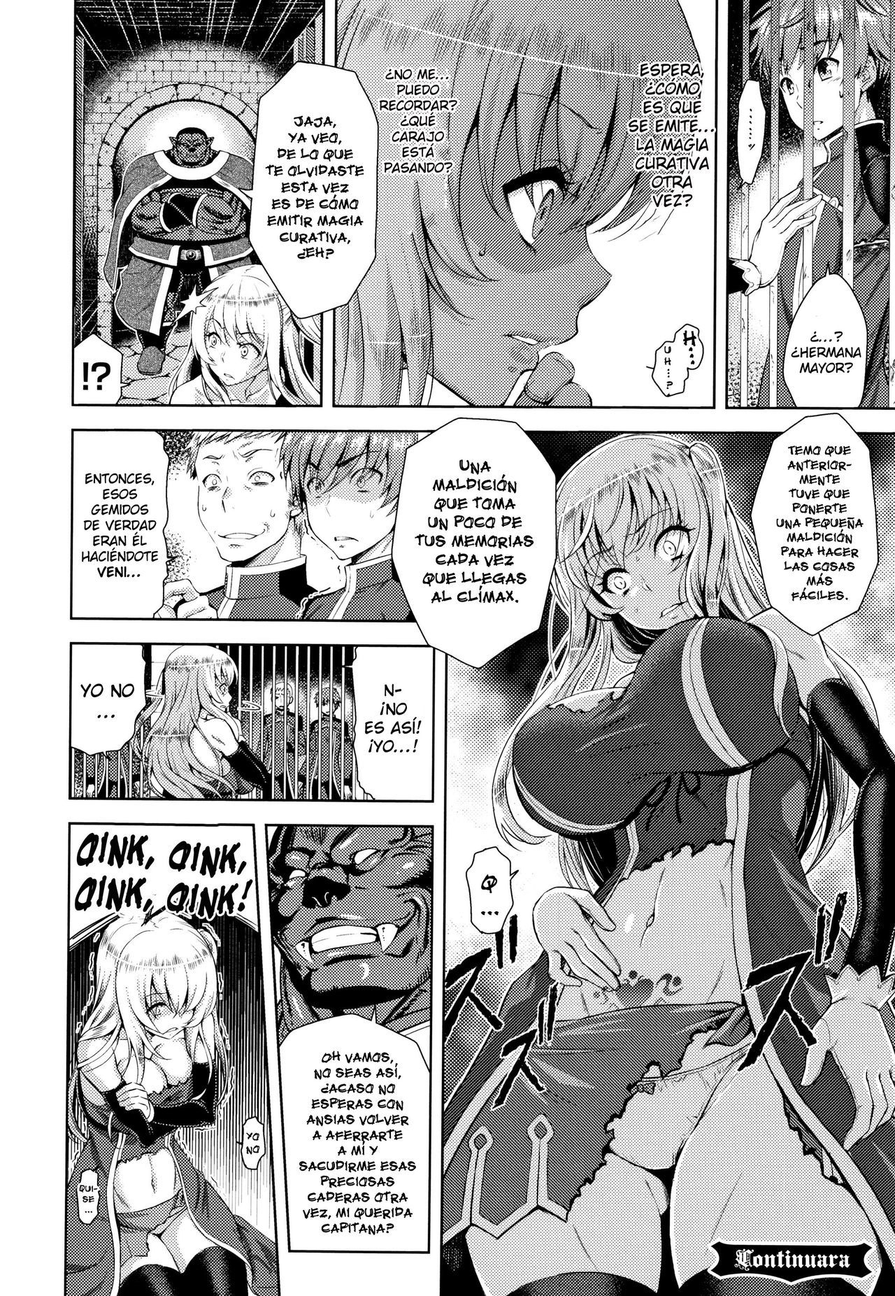[Yamada Gogogo] Erona -Orc no Inmon ni Okasareta Onna Kishi no Matsuro-  Erona -La Caída de una Hermosa Guerrera Maldecida con la Lasciva Marca de un Orco + Epílogo [Spanish] {meiwow + k