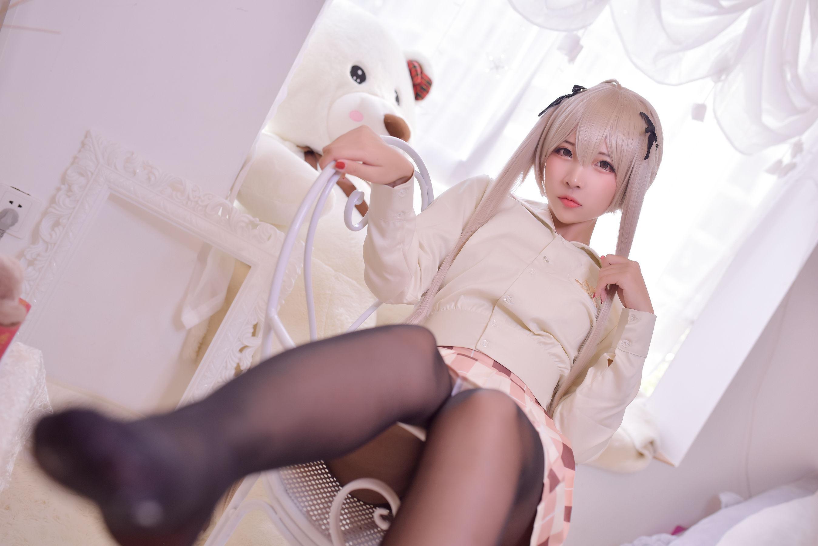 [Cosplay] 人气Coser二佐Nisa – 穹妹校服(20)