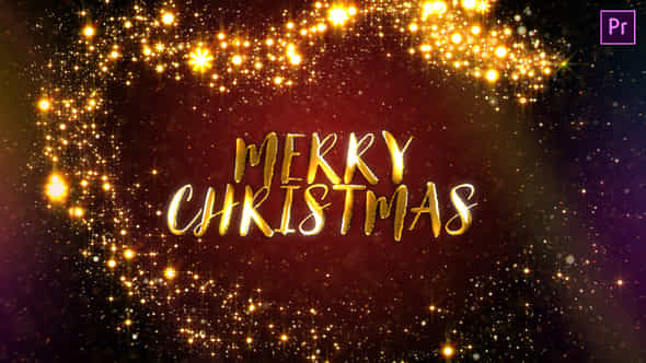 Sparkles Particles And Creative Christmas Opener - VideoHive 49745659