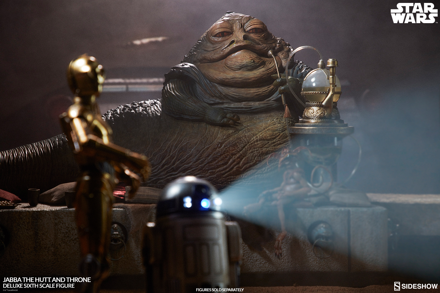 Star Wars Episode VI : Jabba the Hutt and throne - Deluxe Figure (Sideshow) ZUsBorUi_o