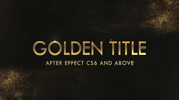 GoldenSilver Titles - VideoHive 21227334