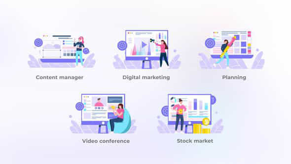 Digital marketing - VideoHive 45265896