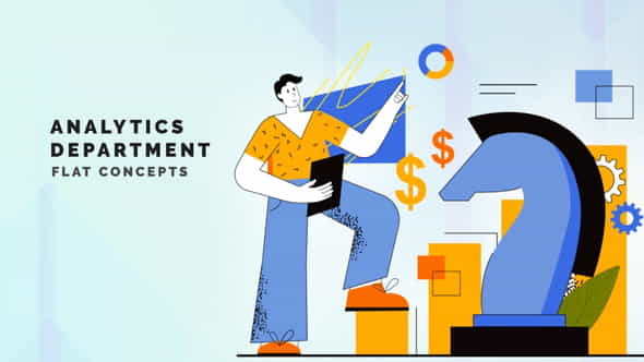 Analytics department - Flat Concept - VideoHive 33437782
