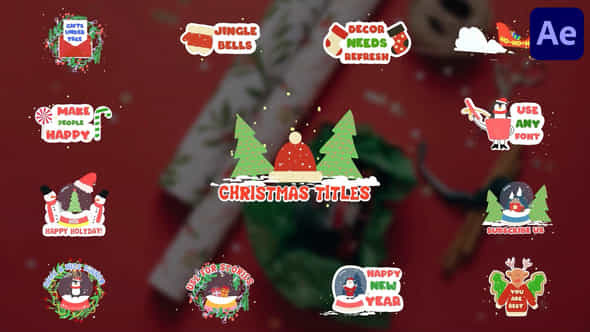 Christmas Stuff Titles For After Effects - VideoHive 49384251