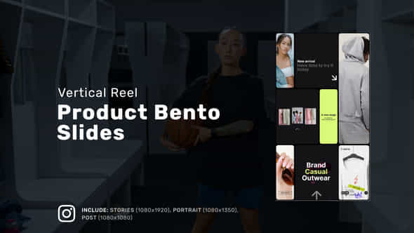 Product Bento Slides Vertical Reel - VideoHive 52056383