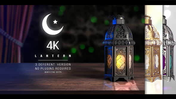 4K Lantern - Ramadan | Special Events - VideoHive 19957202
