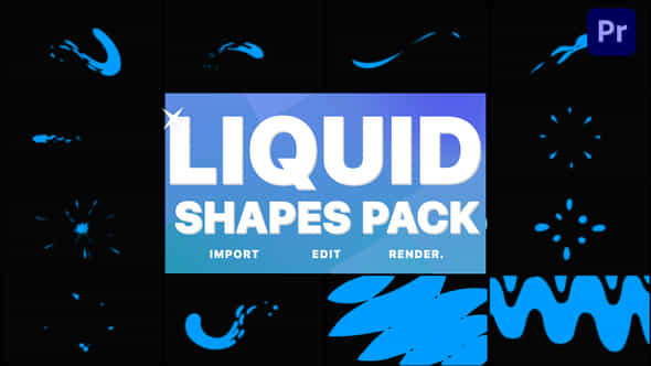 Liquid Shapes Pack - VideoHive 32172515