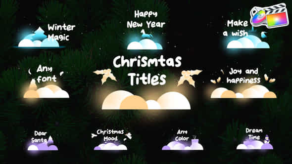 Christmas Titles - VideoHive 35391280