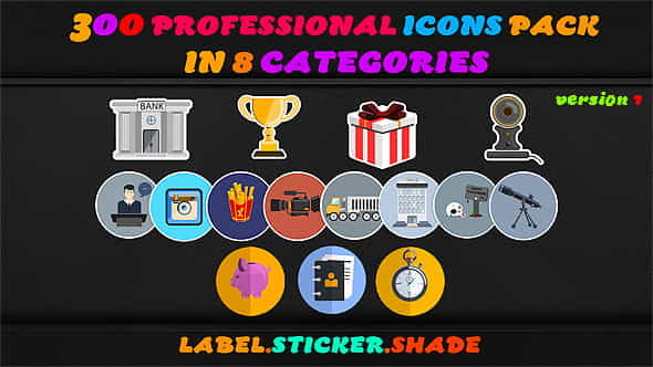 Animated Icons Professional Pack | Miscellaneous - VideoHive 9266949
