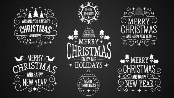 Christmas Titles Pack - VideoHive 41912197