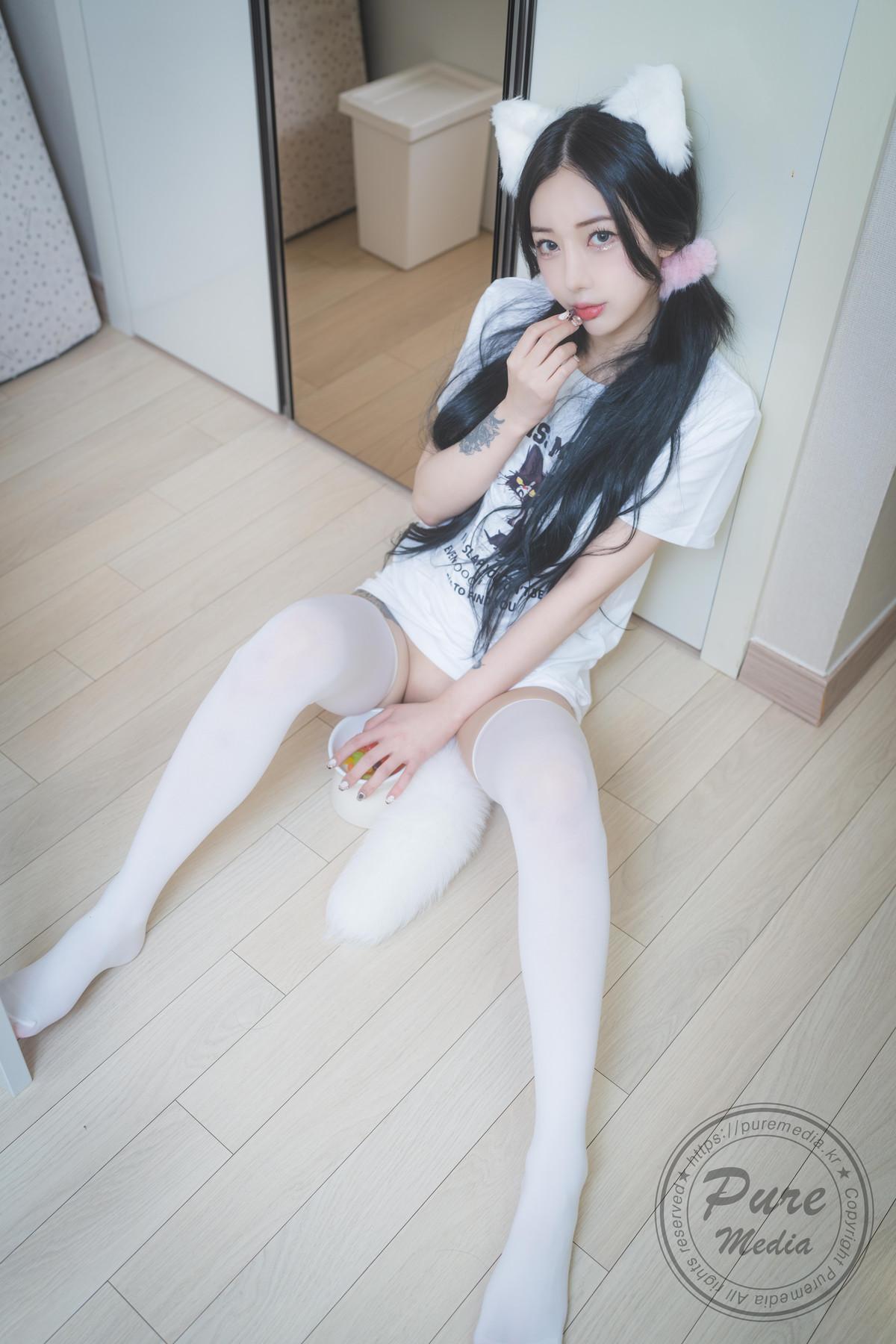 Jia 지아, [PURE MEDIA] Naked cat on the sofa Set.02(7)