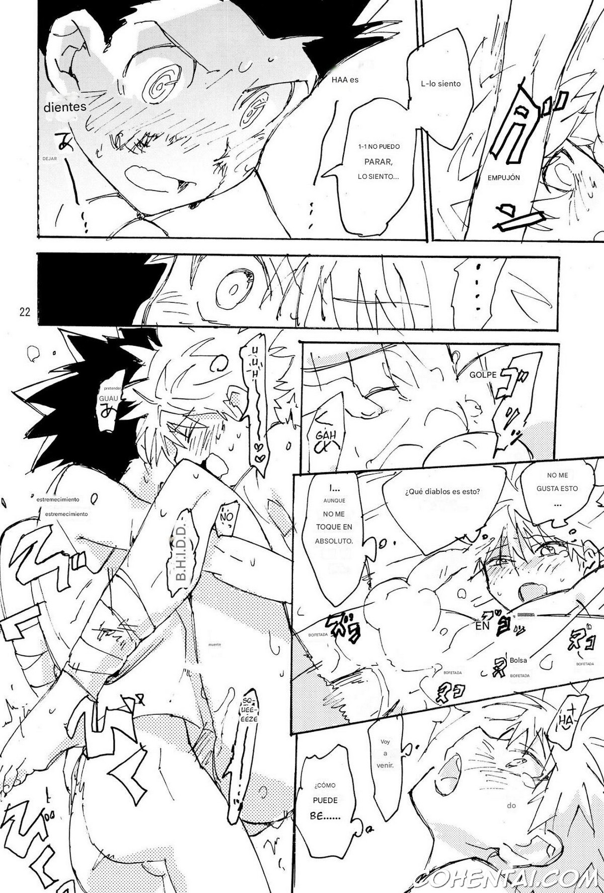 HUNTER x HUNTER xxx, Gon Freecss xxx, Killua Zoldyck xxx, Imawa no Kiwa (Hunter x Hunter), pagina 22