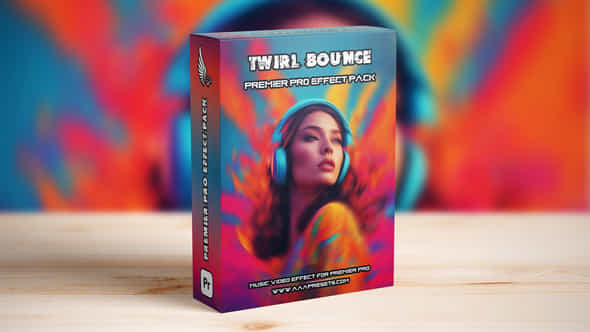 Twirl Corner Bounce Music Video Transition For Premiere Pro - VideoHive 52338635