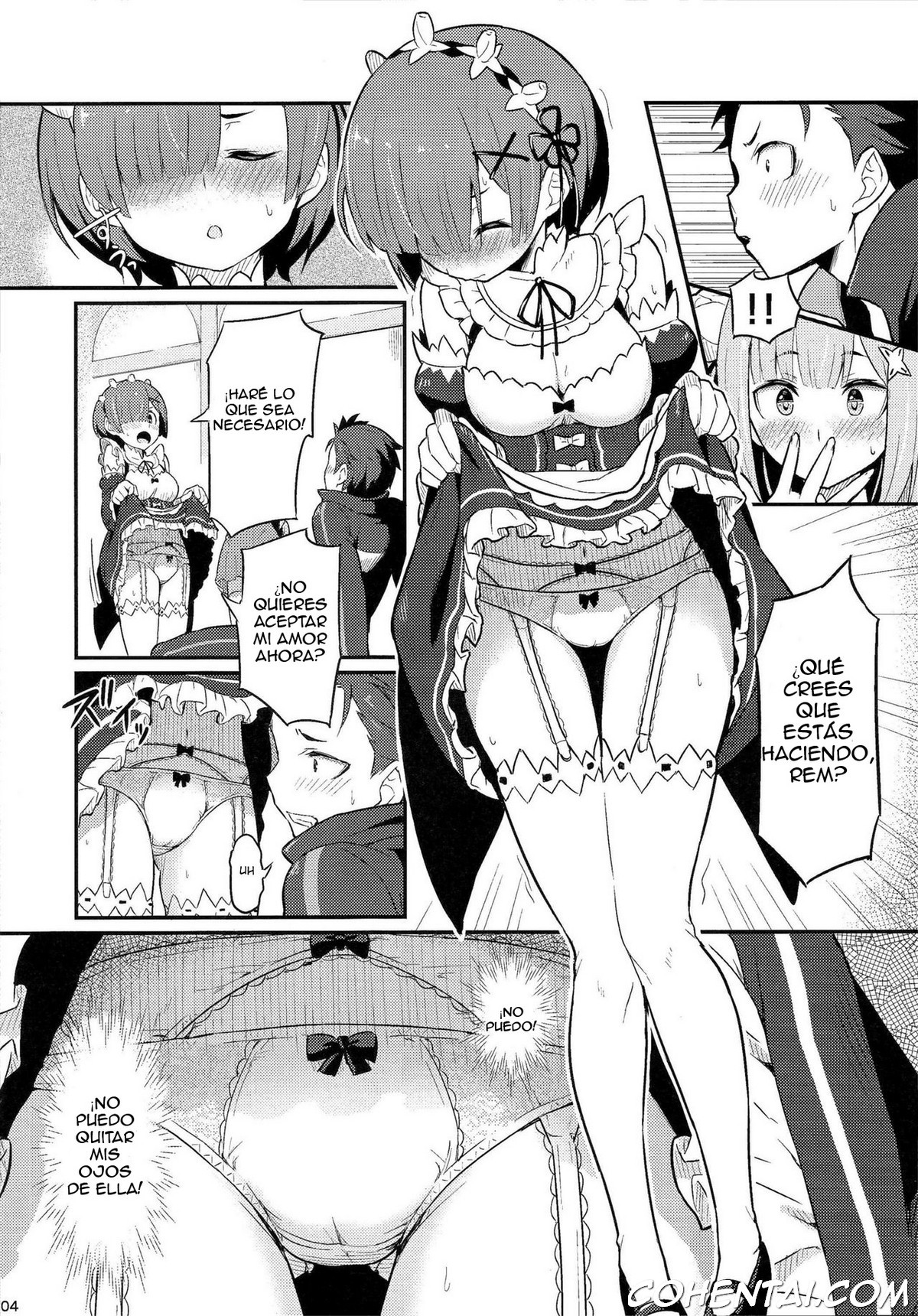 Rem no Emilia Kuttsuke Daisakusen (Re:Zero kara Hajimeru Isekai Seikatsu) xxx comics manga porno doujin hentai español sexo 