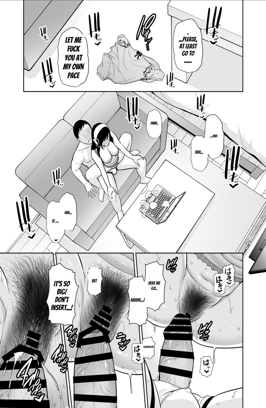 [Misaki (gonza)] Haha wa Yoru ni Saku Single Mother no Haishin Kiroku [英訳]