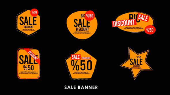 Sale Banner Pack - VideoHive 55233091