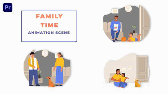 Family Time Animation - VideoHive 44141222
