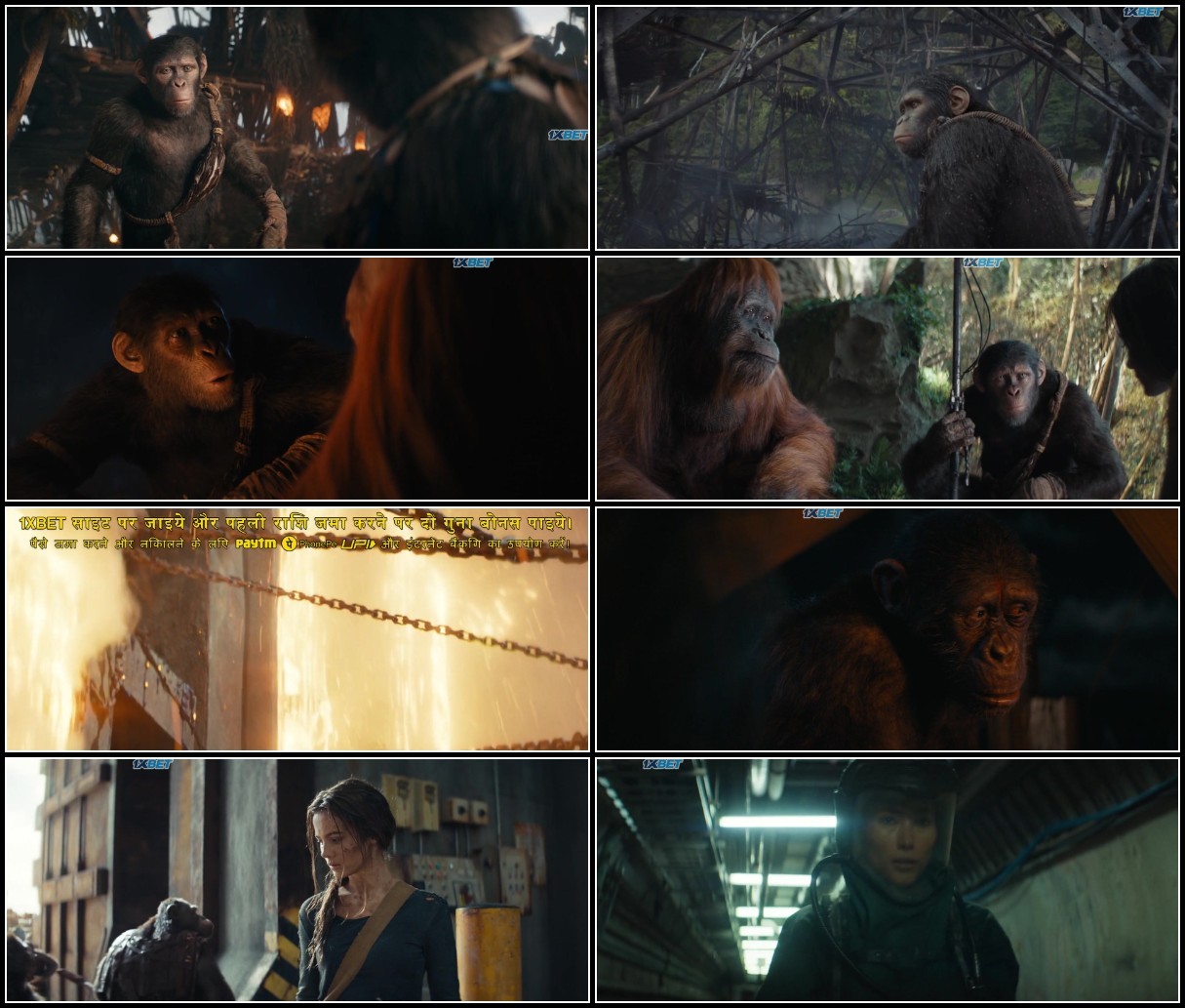 Kingdom Of The Planet Of The Apes (2024) 1080p WEBRip Hindi Clean Audio 1XBET 89vdqcgP_o