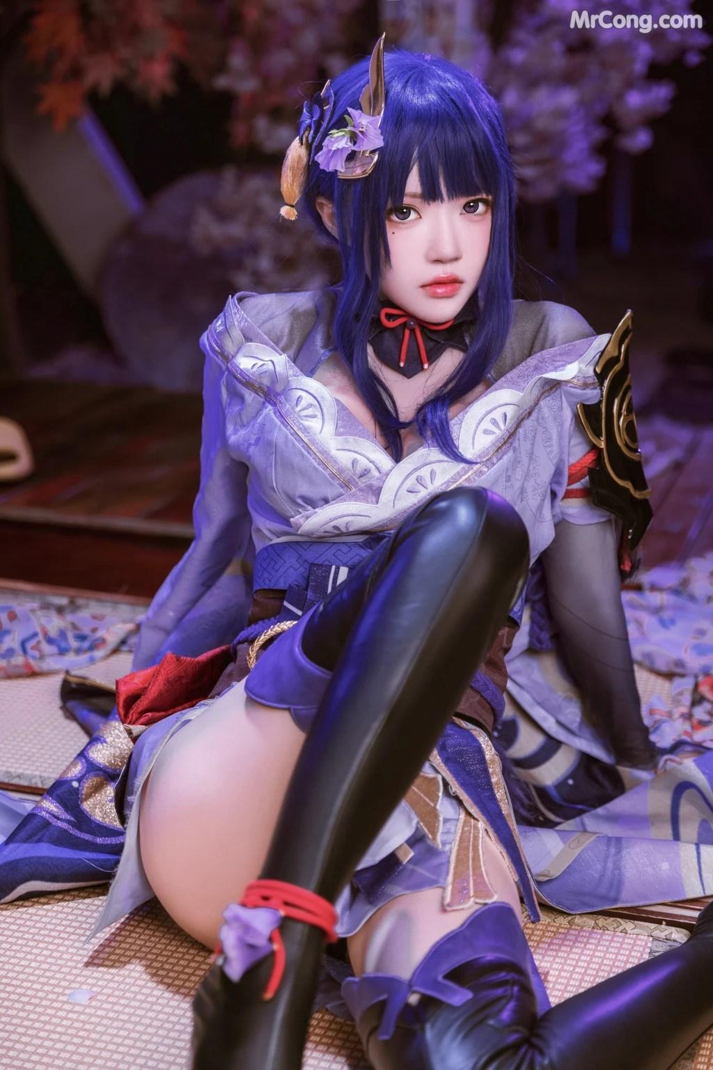 Coser@桜桃喵 Vol.139: 雷电将军+花絮 (51 photos )(2)