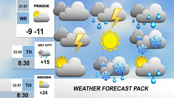 Weather Forecast Pack - VideoHive 4053458