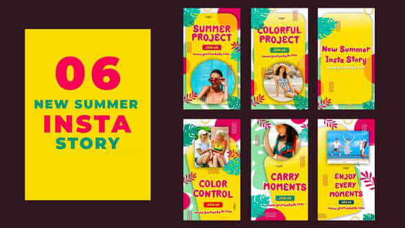 Summer Colorful Instagram - VideoHive 39121815
