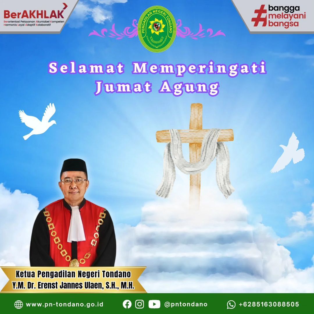 Selamat Hari Raya Jumat Agung (Wafat Yesus Kristus) Tahun 2024