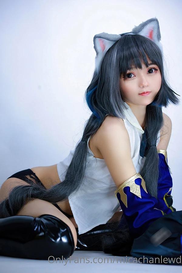 Coser美女Micawaii狐耳比基尼尺度福利图