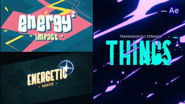 2D Energy Text - VideoHive 45811523