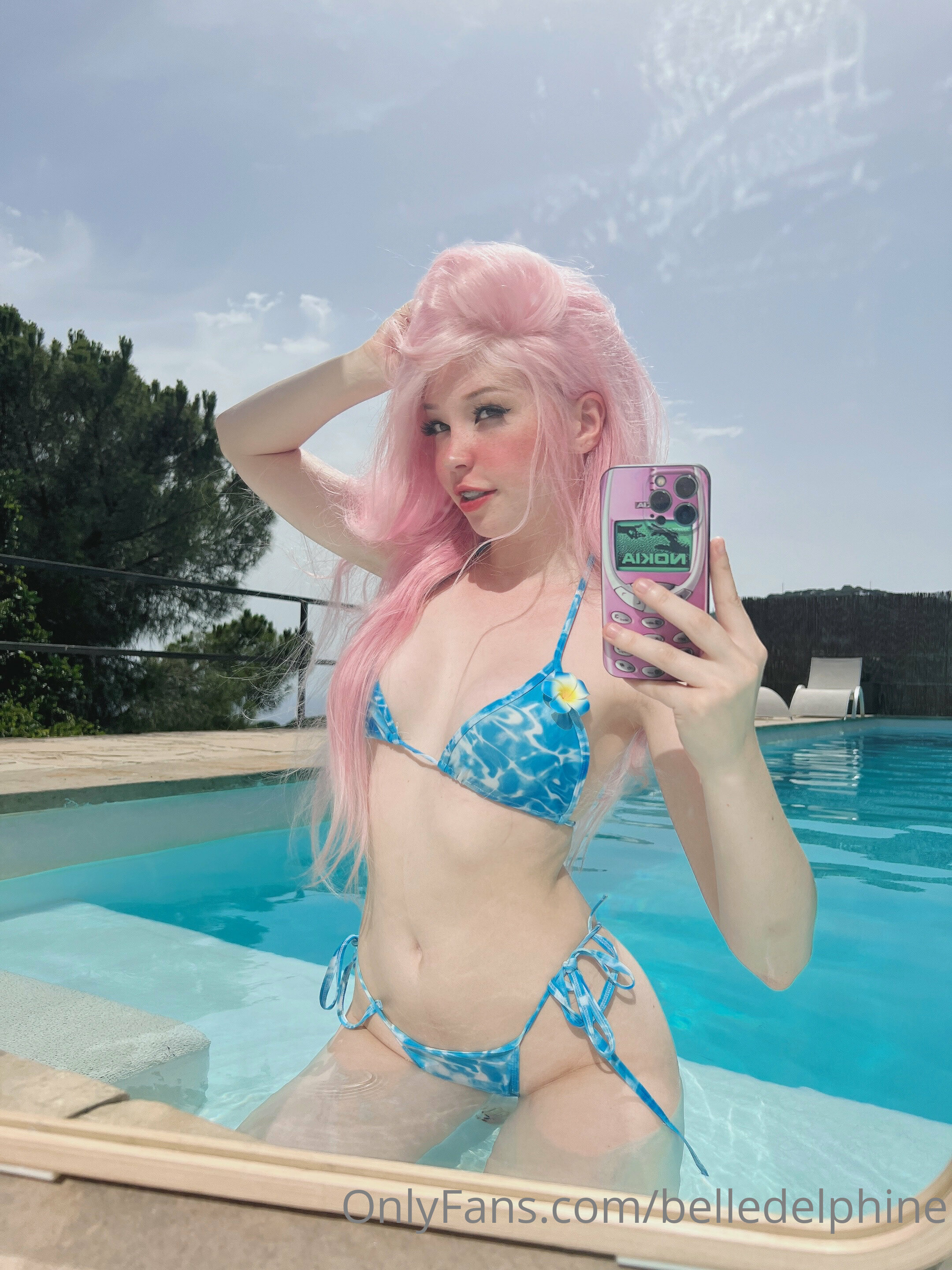17 Belle Blue Bikini Barcelona Vacation