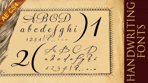 Handwriting Fonts - VideoHive 1186531