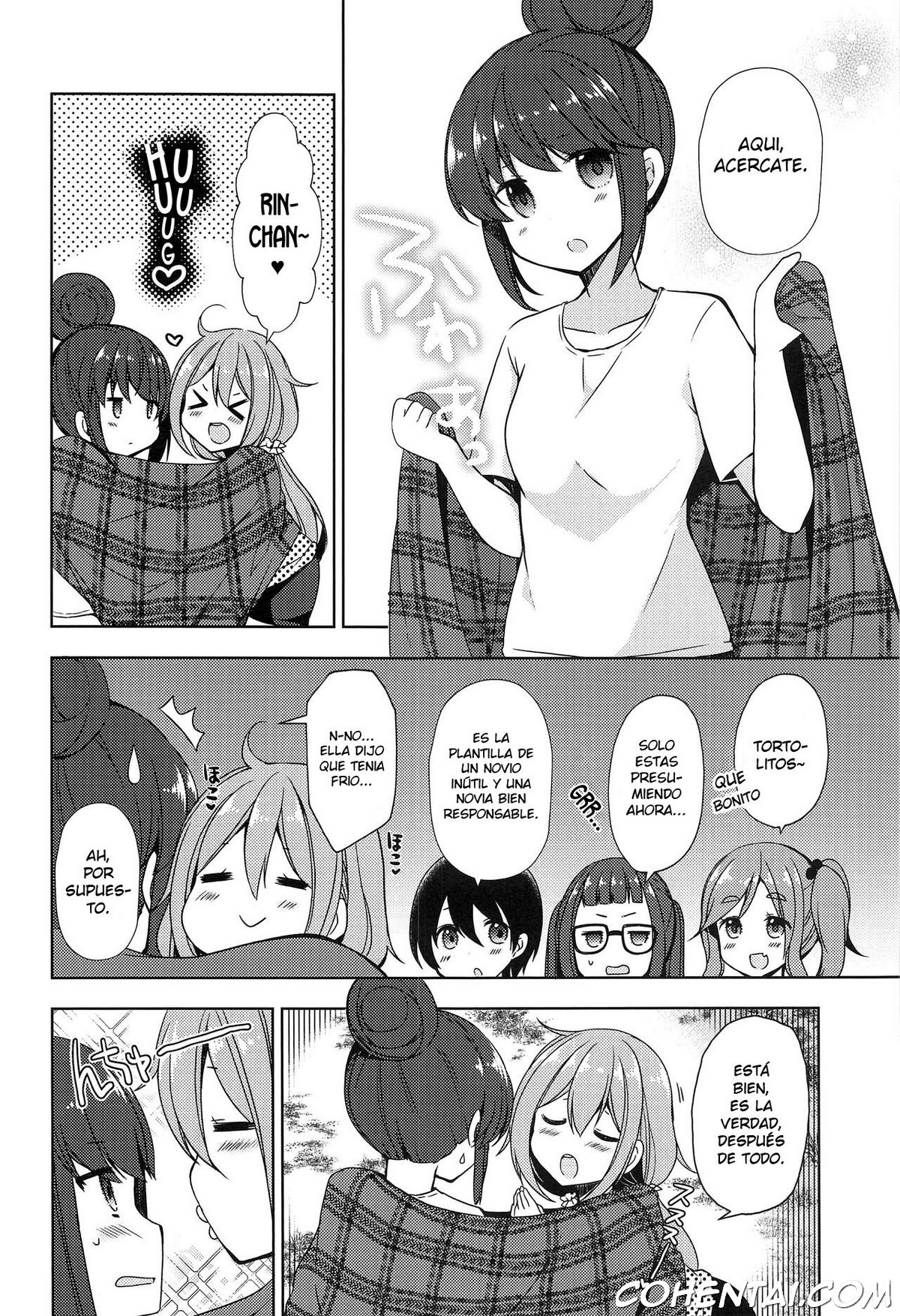 Rin to Nadeshiko ~Camp no Yoru wa Hen~ (Yuru Camp) xxx comics manga porno doujin hentai español sexo Nadeshiko Kagamihara Rin Shima Yuru Camp | Laid-Back Camp