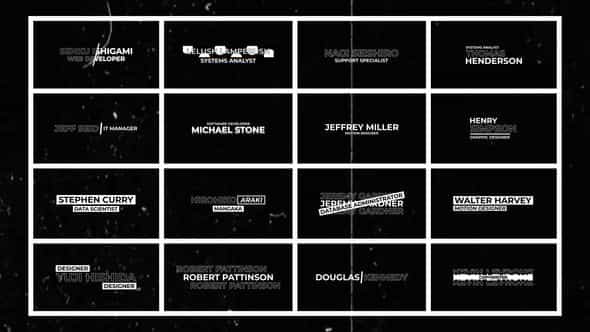 Glitch Lower Thirds - VideoHive 46997137