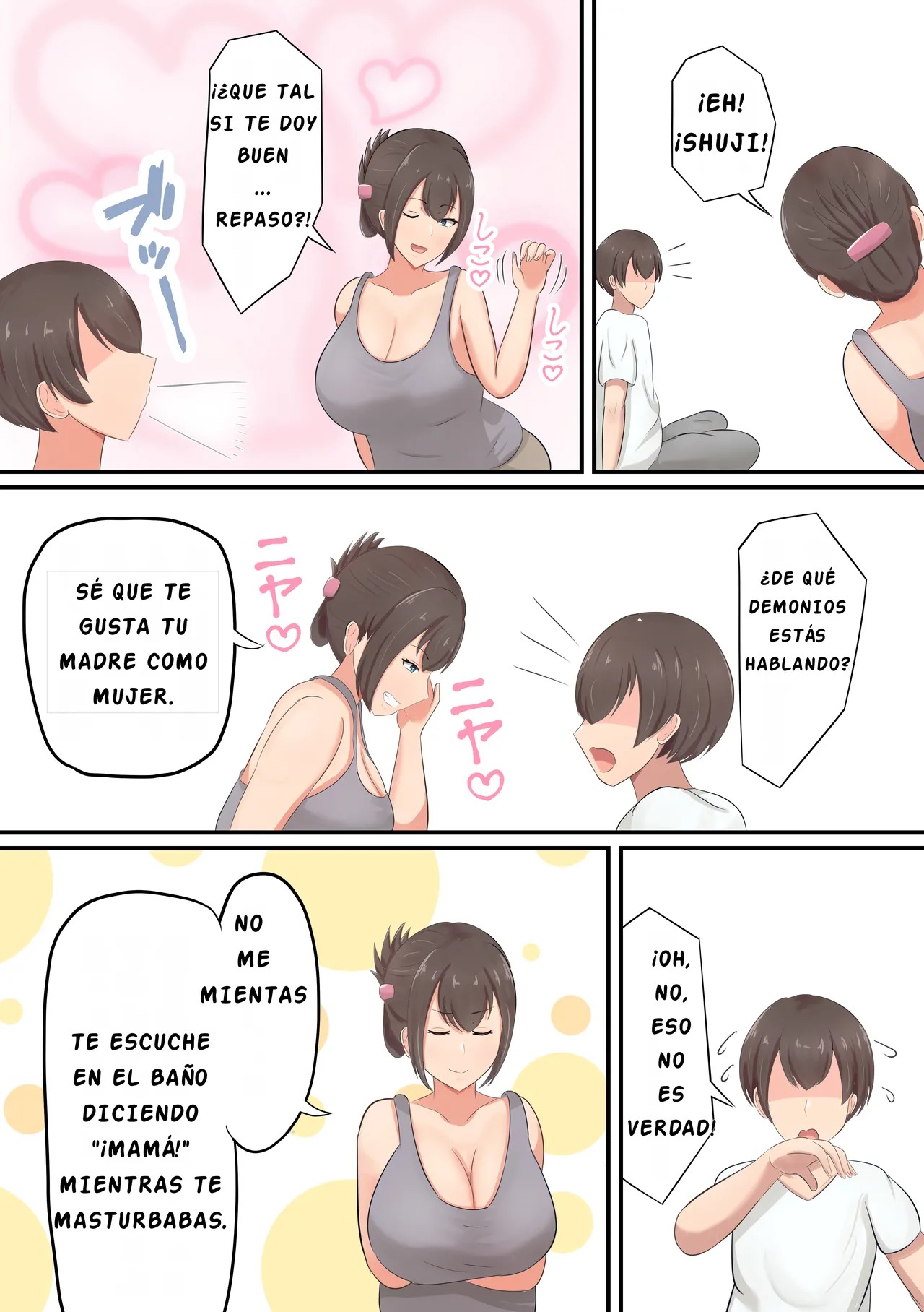 [Shirakumo Zen] Oiwai ni Okaa-san ga Fudeoroshi Shite Kureta Hanashi  ¡¡Celebarndo con mama mi primer empleo!! [Spanish] [No Man Scan]